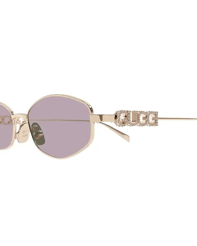 Gucci GG1802S Oval Metal Sunglasses