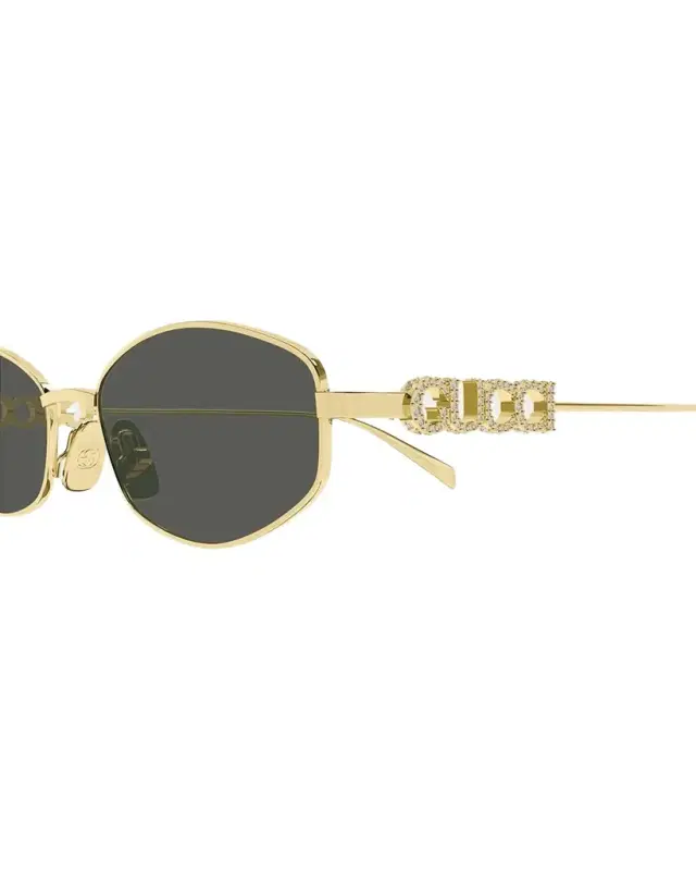 Gucci GG1802S Oval Metal Sunglasses
