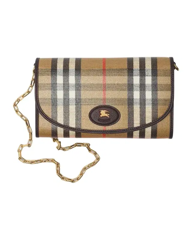 Highlands Check Flap Continental Wallet on Chain