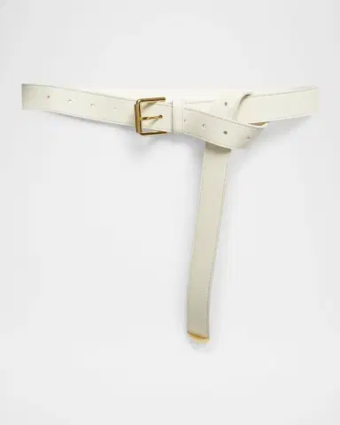 Givenchy Voyou Metal Buckle Leather Belt | Thumbnail 2 Givenchy Voyou Metal Buckle Leather Belt | Thumbnail 2
