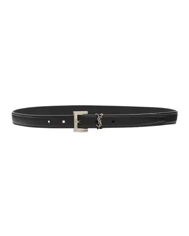 Saint Laurent YSL Cintura Box Leather Belt | Thumbnail 1