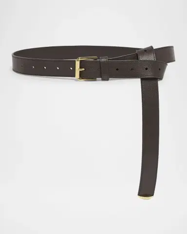 Givenchy Voyou Metal Buckle Leather Belt | Thumbnail 2 Givenchy Voyou Metal Buckle Leather Belt | Thumbnail 2