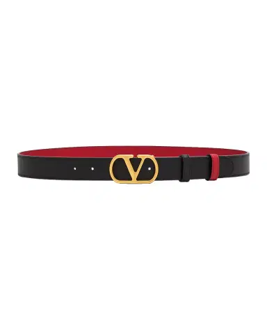 Valentino Garavani VLogo Signature Reversible Leather Belt, 30mm | Thumbnail 2 Valentino Garavani VLogo Signature Reversible Leather Belt, 30mm | Thumbnail 2