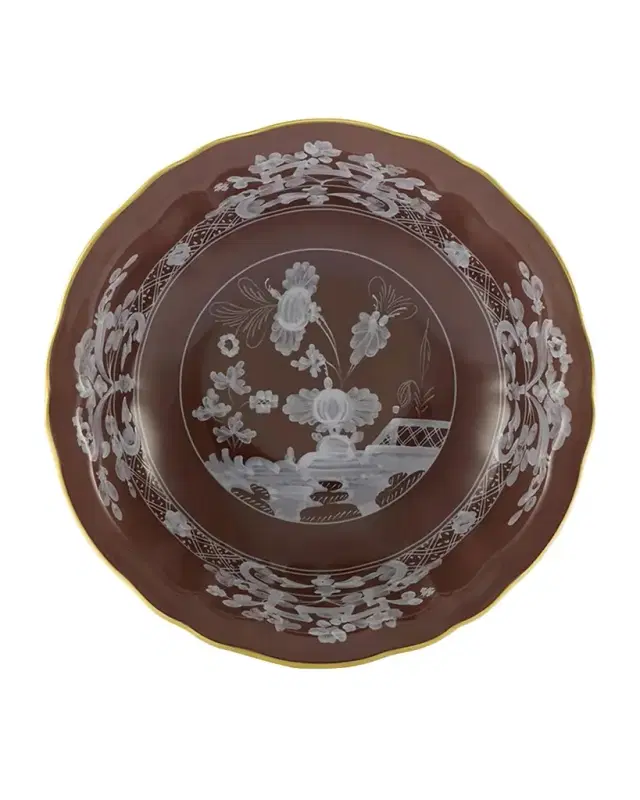 Ginori 1735 Oriente Italiano Bowl, Castagna