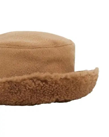 Max Mara Fiducia Reversible Camel & Teddy Cloche Hat | Thumbnail 1 Max Mara Fiducia Reversible Camel & Teddy Cloche Hat | Thumbnail 1