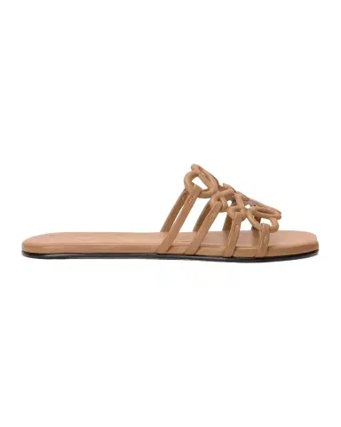 Loewe x Paula's Ibiza Petal Leather Anagram Slide Sandals | Thumbnail 1