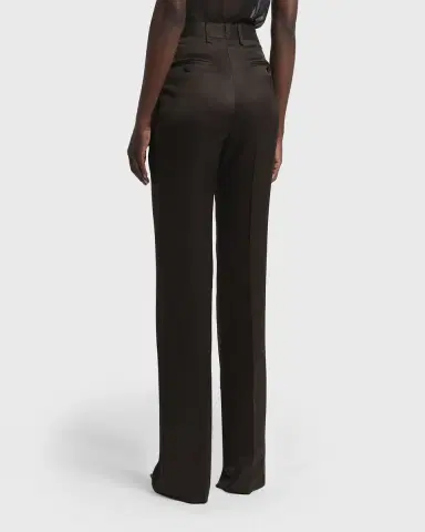 Tom Ford Sharp Grain De Poudre Straight-Leg Trousers | Thumbnail 2 Tom Ford Sharp Grain De Poudre Straight-Leg Trousers | Thumbnail 2