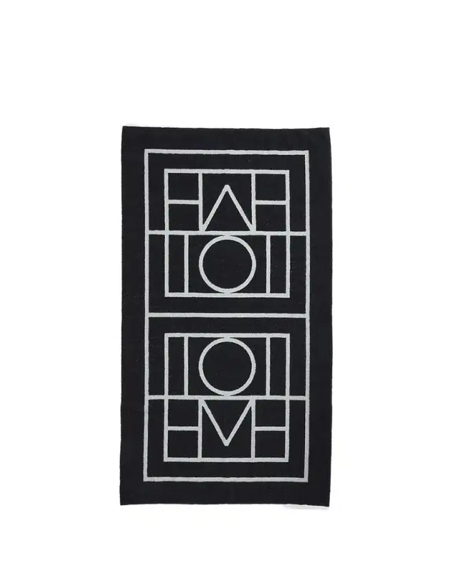 Toteme Monogram Jacquard Beach Towel