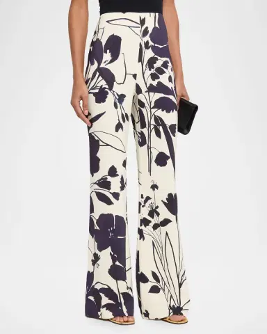 Cara Cara Pisa Printed Flare Pants | Thumbnail 3