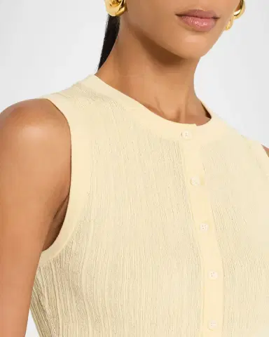 A.L.C. Lottie Button-Front Top | Thumbnail 4