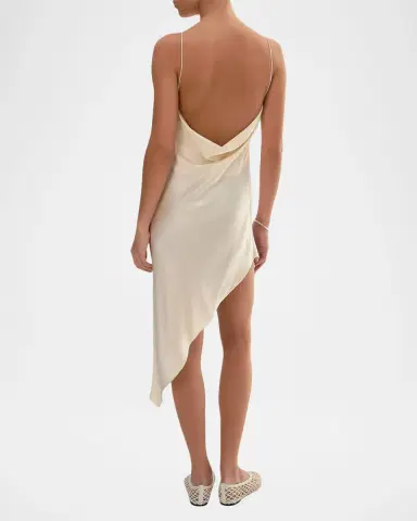 LAMARQUE Ashley Asymmetric Slip Dress | Thumbnail 2