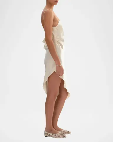 LAMARQUE Ashley Asymmetric Slip Dress | Thumbnail 3