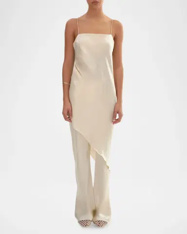 LAMARQUE Ashley Asymmetric Slip Dress | Thumbnail 4