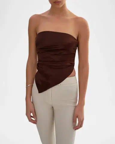 LAMARQUE Baila Strapless Scarf Top | Thumbnail 3 LAMARQUE Baila Strapless Scarf Top | Thumbnail 3