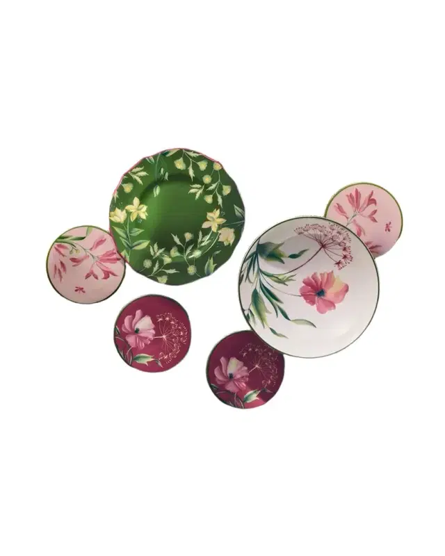 GINORI 1735 Florenza Malva Coasters, Set of 4