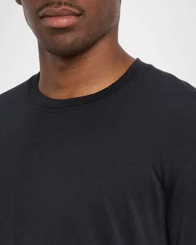 Tom Ford Men's Lyocell and Cotton Long-Sleeve T-Shirt | Thumbnail 4 Tom Ford Men's Lyocell and Cotton Long-Sleeve T-Shirt | Thumbnail 4
