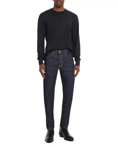 Tom Ford Men's Lyocell and Cotton Long-Sleeve T-Shirt | Thumbnail 1 Tom Ford Men's Lyocell and Cotton Long-Sleeve T-Shirt | Thumbnail 1