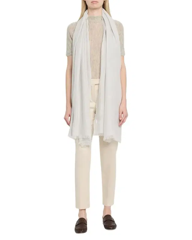 Brunello Cucinelli Sparkling Cashmere and Silk Scarf