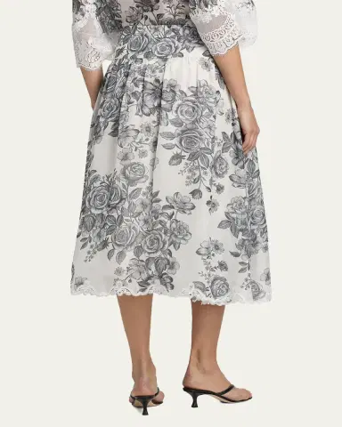 Kobi Halperin Lidia Floral-Print Midi Skirt | Thumbnail 2