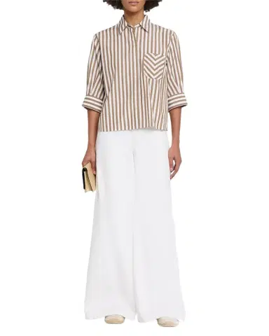 rag & bone Lucia Striped Cotton Poplin Shirt | Thumbnail 1