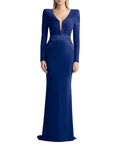 Zhivago The Bloom Gathered Jersey Gown | Thumbnail 1