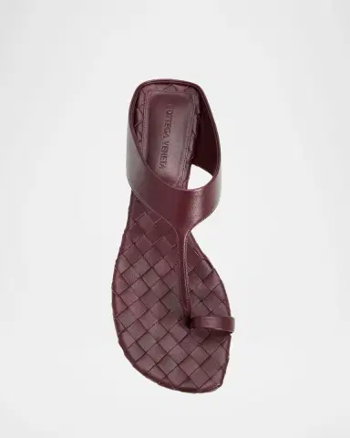 Bottega Veneta 40mm Livia Leather Kitten-Heel Thong Sandals | Thumbnail 5 Bottega Veneta 40mm Livia Leather Kitten-Heel Thong Sandals | Thumbnail 5