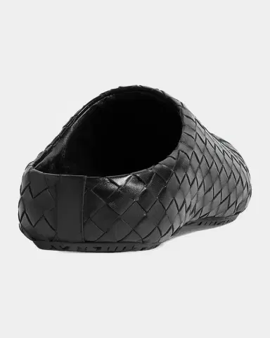 Bottega Veneta Men's Klog Intrecciato Leather Mules | Thumbnail 2