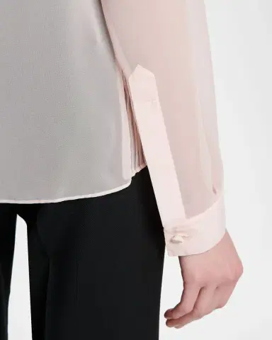 Tom Ford Chiffon Micro Pleated Top | Thumbnail 4