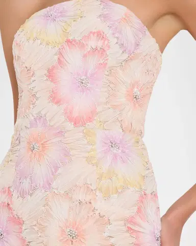 Milly Kait Floral Embroidered Midi Dress | Thumbnail 2 Milly Kait Floral Embroidered Midi Dress | Thumbnail 2