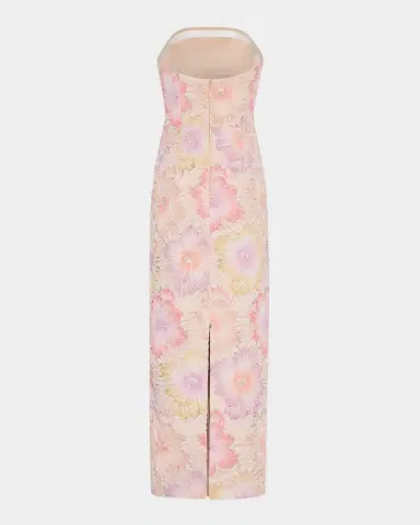 Milly Kait Floral Embroidered Midi Dress | Thumbnail 3 Milly Kait Floral Embroidered Midi Dress | Thumbnail 3