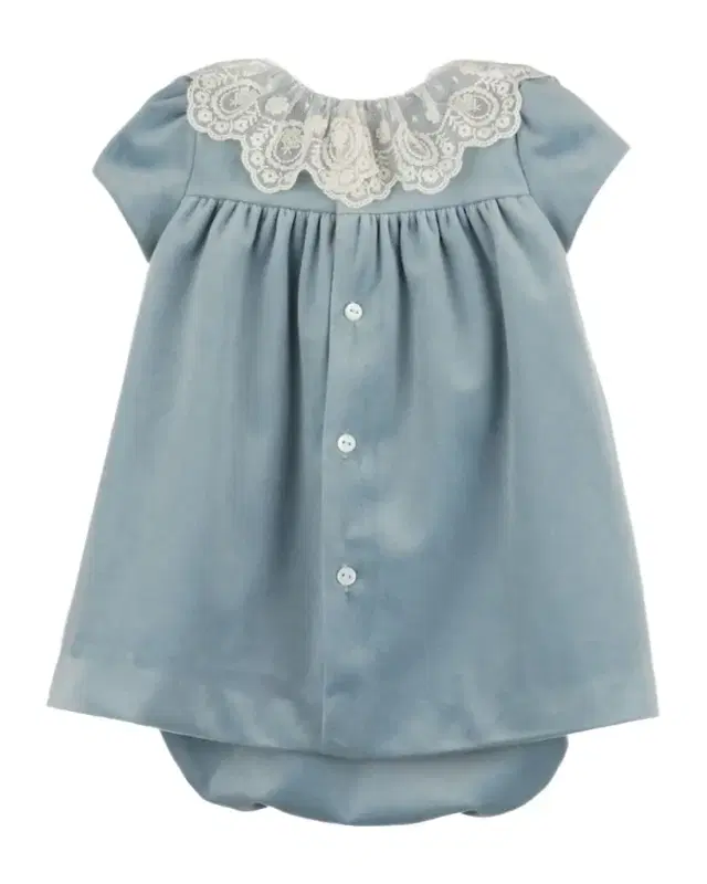 Luli & Me Girl 's Velvet Dress & Bloomers Set, Size NB-24M