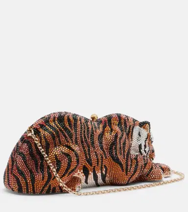 Judith Leiber Couture Wildcat Small crystal-embellished clutch | Thumbnail 2 Judith Leiber Couture Wildcat Small crystal-embellished clutch | Thumbnail 2
