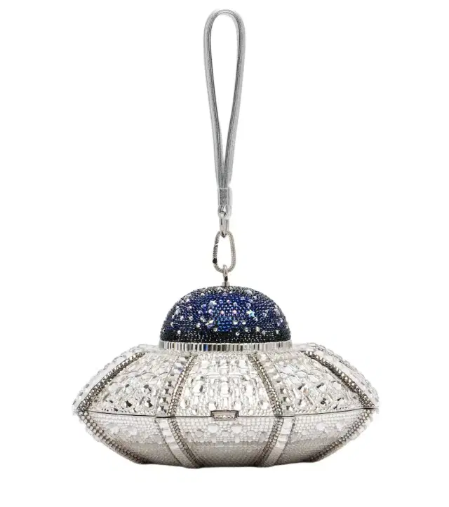 Judith Leiber Couture UFO crystal-embellished clutch