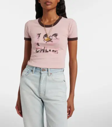 Chloe Chloé Printed cotton T-shirt | Thumbnail 2