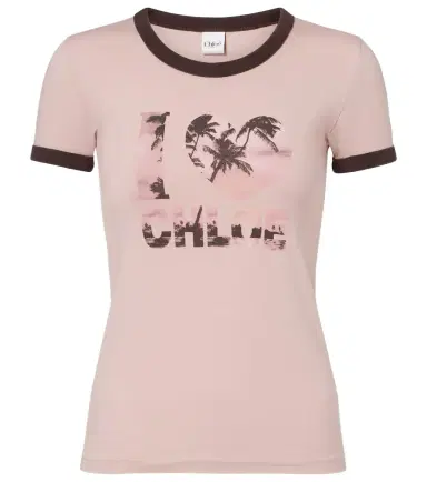 Chloe Chloé Printed cotton T-shirt | Thumbnail 1