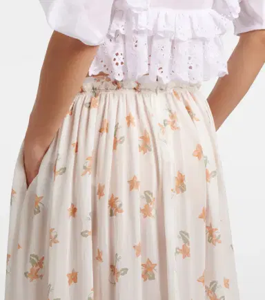 Chloe Chloé Floral silk maxi skirt | Thumbnail 3 Chloe Chloé Floral silk maxi skirt | Thumbnail 3