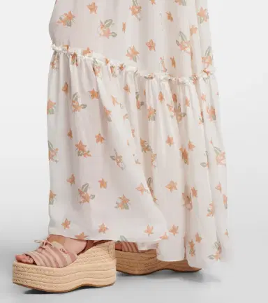 Chloe Chloé Floral silk maxi skirt | Thumbnail 4 Chloe Chloé Floral silk maxi skirt | Thumbnail 4
