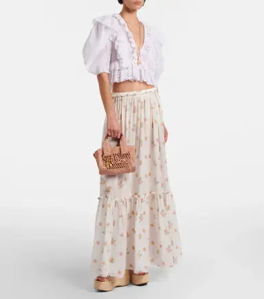 Chloe Chloé Floral silk maxi skirt | Thumbnail 5 Chloe Chloé Floral silk maxi skirt | Thumbnail 5