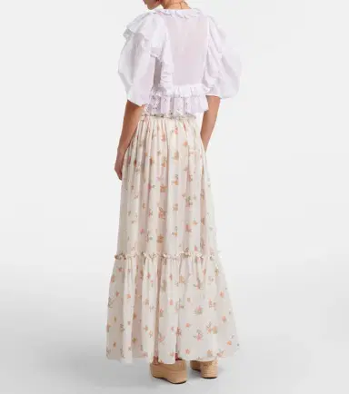 Chloe Chloé Floral silk maxi skirt | Thumbnail 6 Chloe Chloé Floral silk maxi skirt | Thumbnail 6