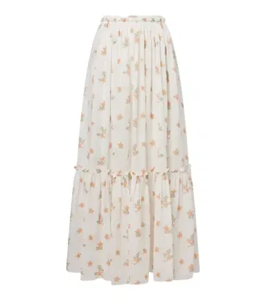 Chloe Chloé Floral silk maxi skirt | Thumbnail 1 Chloe Chloé Floral silk maxi skirt | Thumbnail 1