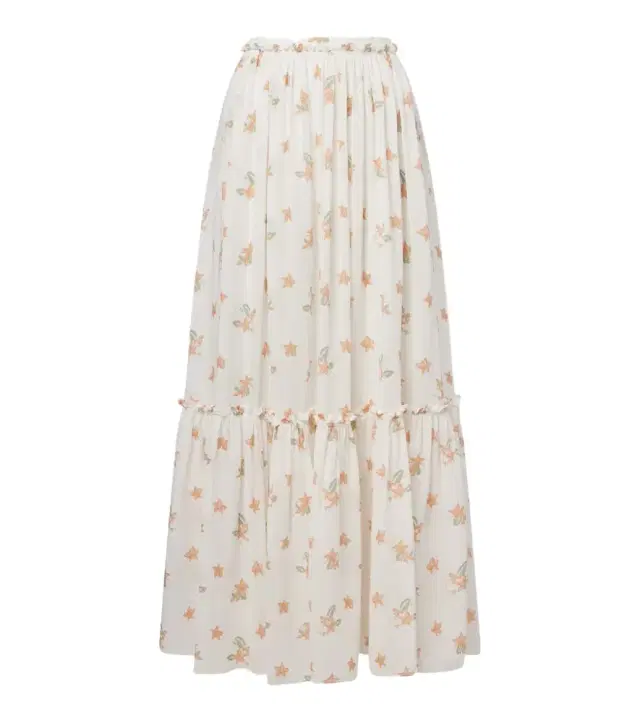 Chloe Chloé Floral silk maxi skirt