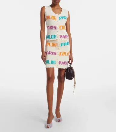 Chloé Chloé Knitted cotton miniskirt | Thumbnail 4 Chloé Chloé Knitted cotton miniskirt | Thumbnail 4