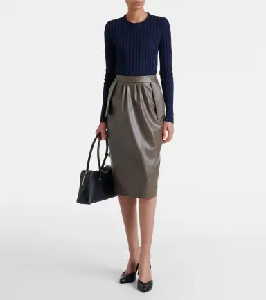 Stella McCartney Draped pencil skirt | Thumbnail 4 Stella McCartney Draped pencil skirt | Thumbnail 4