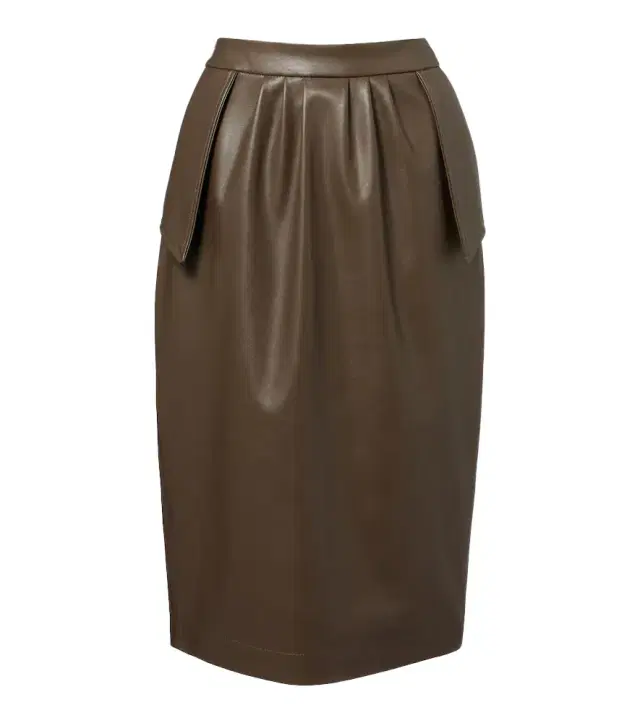 Draped pencil skirt