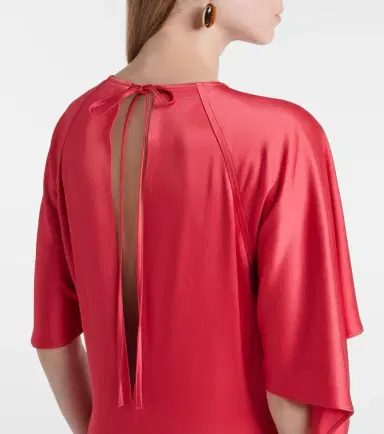 Stella McCartney Open-back satin gown | Thumbnail 4