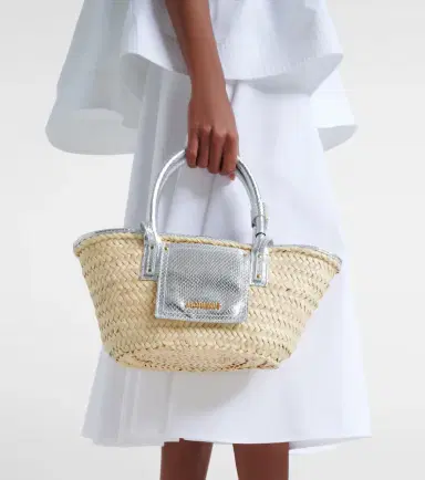 Jacquemus Soli Medium croc-effect raffia basket bag | Thumbnail 7 Jacquemus Soli Medium croc-effect raffia basket bag | Thumbnail 7