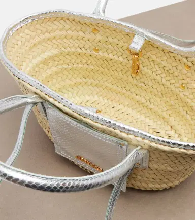 Jacquemus Soli Small croc-effect raffia basket bag | Thumbnail 2 Jacquemus Soli Small croc-effect raffia basket bag | Thumbnail 2