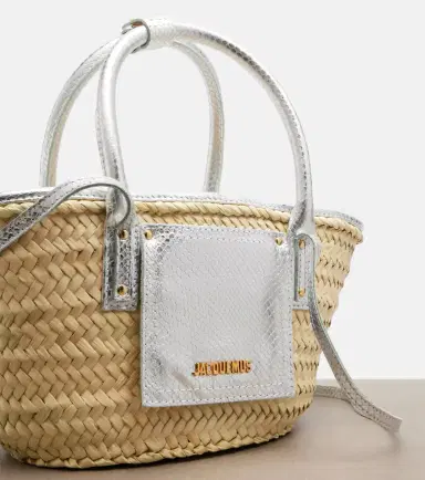 Jacquemus Soli Small croc-effect raffia basket bag | Thumbnail 3 Jacquemus Soli Small croc-effect raffia basket bag | Thumbnail 3