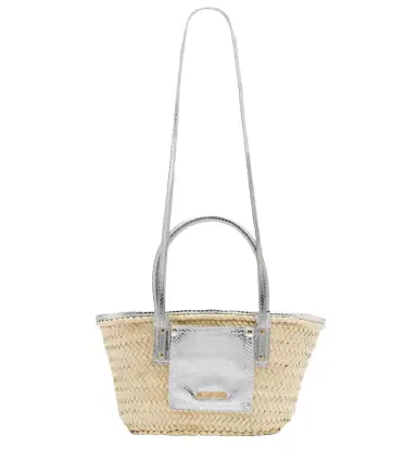 Jacquemus Soli Small croc-effect raffia basket bag | Thumbnail 1 Jacquemus Soli Small croc-effect raffia basket bag | Thumbnail 1