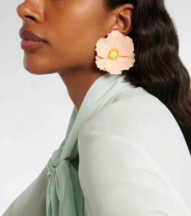 Jennifer Behr Demetria floral earrings | Thumbnail 5